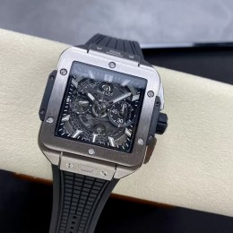 BBF공장 위블로 스퀘어 뱅 블랙 스틸 42mm 821.NX.0170.RX