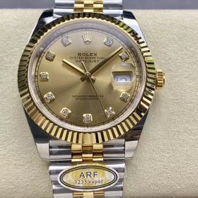 ARF공장 롤렉스 데이저스트 샴폐인 10P 다이얼 41mm 126333 옐로우 골드 쥬빌레 콤비