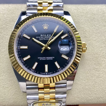 ARF공장 롤렉스 데이저스트 블랙 다이얼 41mm 126333 옐로우 골드 쥬빌레 콤비