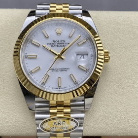 ARF공장 롤렉스 데이저스트 화이트 다이얼 41mm 126333 옐로우 골드 쥬빌레 콤비