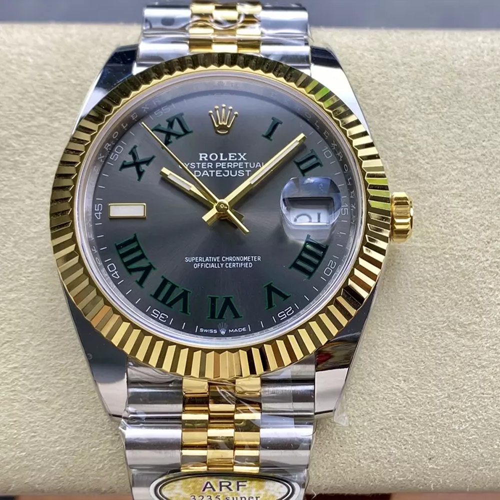 ARF공장 롤렉스 데이저스트 윔블던 다이얼 41mm 126333 옐로우 골드 쥬빌레 콤비