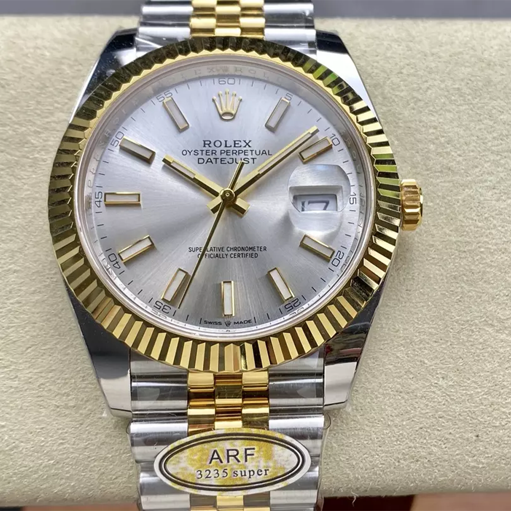 ARF공장 롤렉스 데이저스트 실버 다이얼 41mm 126333 옐로우 골드 쥬빌레 콤비