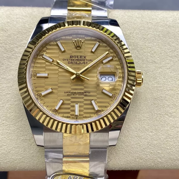ARF공장 롤렉스 데이저스트 모티프 샴폐인 다이얼 41mm 126333 옐로우 골드 오이스터 콤비