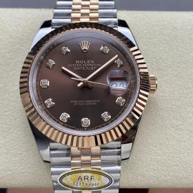 ARF공장 롤렉스 데이저스트 브라운 10P 다이얼 41mm 126331 로즈골드 쥬빌레 콤비