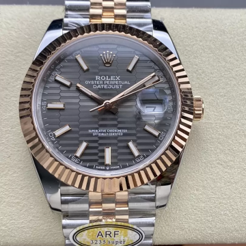 ARF공장 롤렉스 데이저스트 모티프 그레이 다이얼 41mm 126331 로즈골드 쥬빌레 콤비