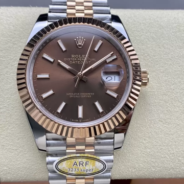 ARF공장 롤렉스 데이저스트 브라운 다이얼 41mm 126331 로즈골드 쥬빌레 콤비