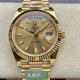 ARF공장 롤렉스 데이데이트 샴폐인 다이얼 40mm 옐로우골드 금통 228238
