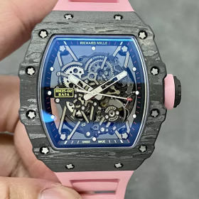 T+공장 리차드밀 라파엘 나달 로마 RM35-02 블랙카본 / 핑크 러버밴드