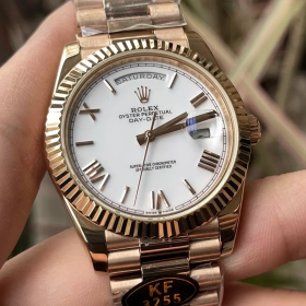 KF공장 롤렉스 데이데이트 40 화이트 다이얼 로즈골드 금통 228235