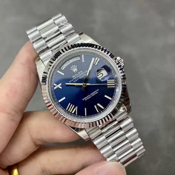 GM공장 V3 롤렉스 데이데이트 40 청판 다이얼 화이트 골드 금통 228236