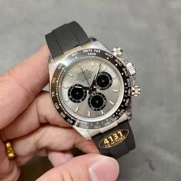 QF공장 롤렉스 데이토나 고스트 다이얼 화이트 골드 금통 러버밴드 126519