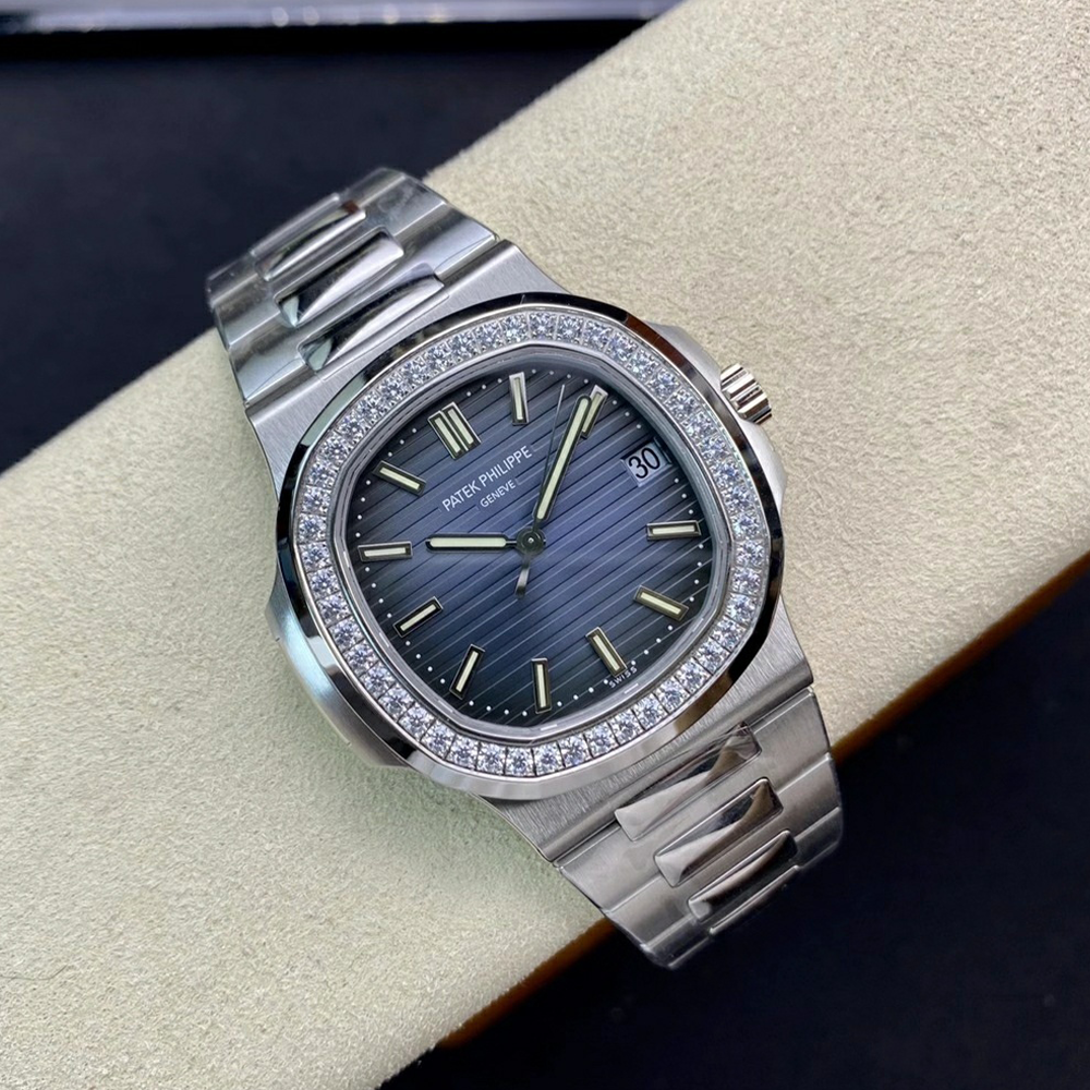PPF공장 파텍필립 노틸러스 청판 다이얼 다이아 베젤 5711