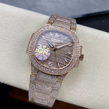 GR공장 파텍필립 노틸러스 풀파베 세팅 로즈골드 7118