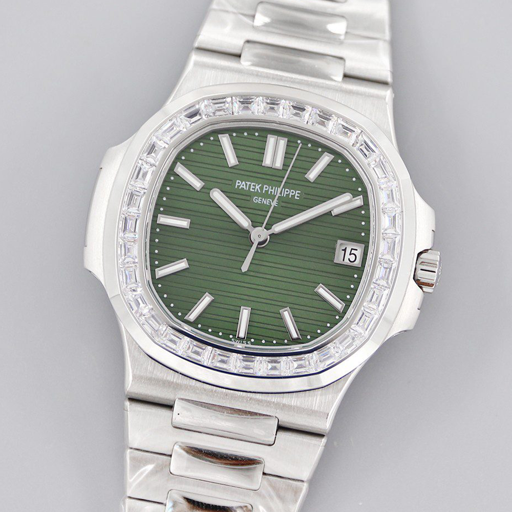 3K공장 파텍필립 노틸러스 그린 다이아 다이얼 다이아 베젤 5711
