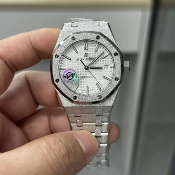 APS공장 오데마피게 로얄오크 프로스티드 흰판 다이얼 37mm 15454