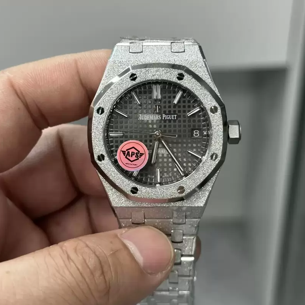 APS공장 오데마피게 로얄오크 프로스티드 그레이 다이얼 37mm 15454