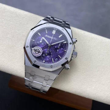 APS공장 오데마피게 로얄오크 크로노그래프 퍼플 다이얼 41mm 26240