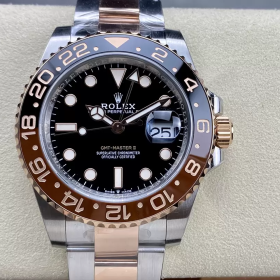 C+공장 롤렉스 GMT마스터 2 루트비어 로즈골드 콤비 126711