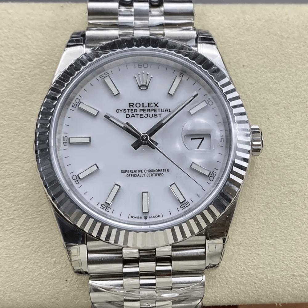 VS공장 롤렉스 데이저스트 41mm 화이트 다이얼 쥬빌레 126334