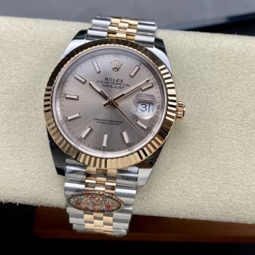 클린공장 롤렉스 데이저스트 41mm 썬더스트 인덱스 다이얼 로즈골드 콤비 126331