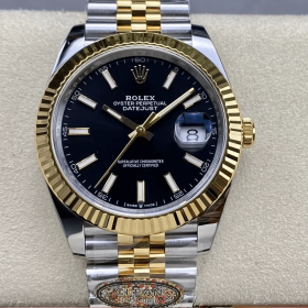 클린공장 롤렉스 데이저스트 블랙 다이얼 콤비 쥬빌레 41mm 126334