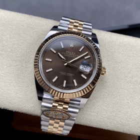 클린공장 롤렉스 데이저스트 브라운 다이얼 콤비 쥬빌레 41mm 126334