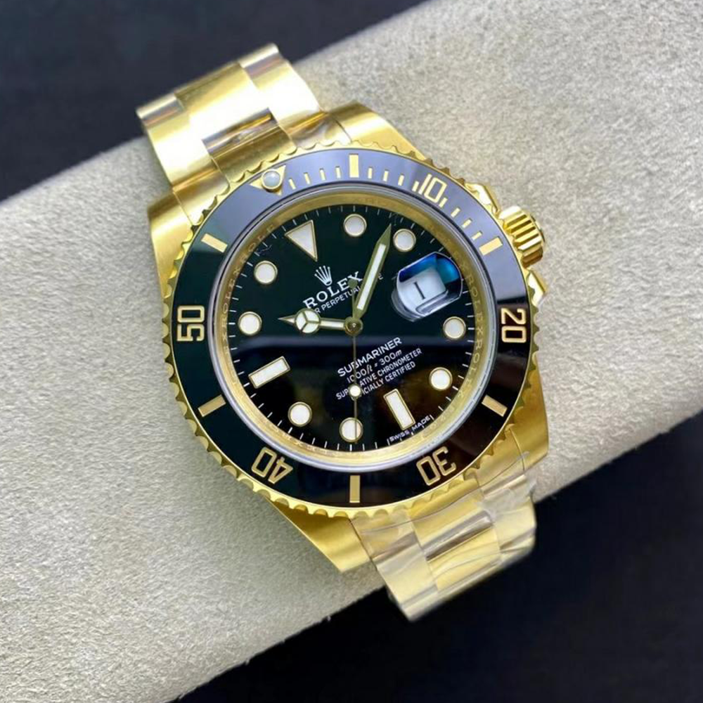 VS공장 롤렉스 서브마리너 블랙 다이얼 금통 40mm 116618