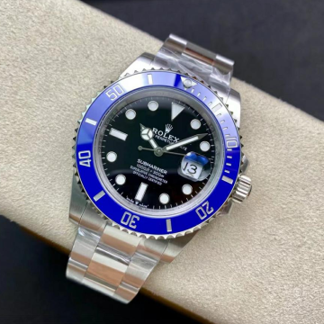 VS공장 롤렉스 신형 서브마리너 블랙 다이얼 스머프 베젤 41mm 126619