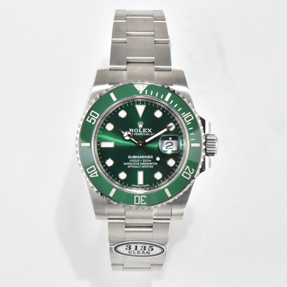 클린공장 롤렉스 서브마리너 그린 다이얼 40mm 116610LV