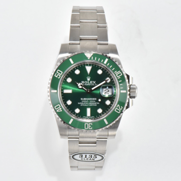 클린공장 롤렉스 서브마리너 그린 다이얼 40mm 116610LV