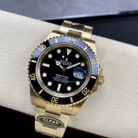 클린공장 롤렉스 신형 서브마리너 검판 옐로우 골드 금통 41mm 126618