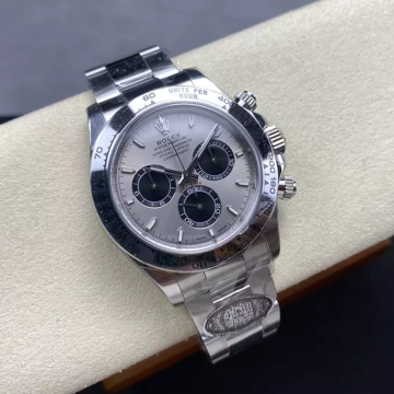 클린공장 롤렉스 데이토나 그레이 인덱스 다이얼 옐로우 골드 금통 126508