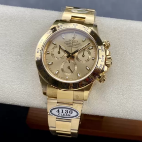 클린공장 롤렉스 데이토나 샴폐인 인덱스 다이얼 옐로우 골드 금통 m116503