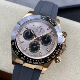 클린공장 롤렉스 데이토나 썬버스트 다이얼 로즈골드 금통 러버밴드 116515ln