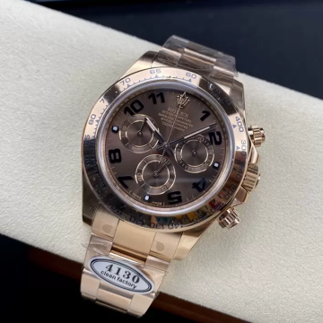 클린공장 롤렉스 데이토나 브라운 아라빅 다이얼 로즈골드 금통 m116505