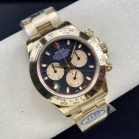클린공장 롤렉스 데이토나 블랙 레이싱 다이얼 옐로우 골드 금통 m116508