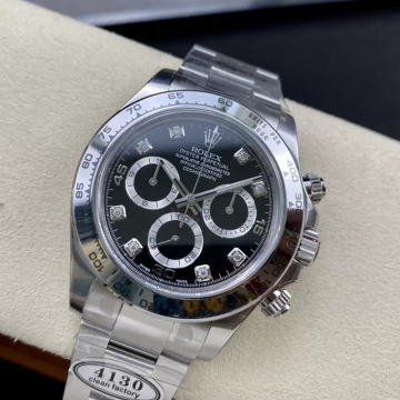 클린공장 롤렉스 스틸 데이토나 블랙 8P 다이얼 m116509