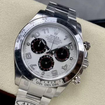 클린공장 롤렉스 데이토나 화이트 팬더 다이얼 화이트 골드 m116509