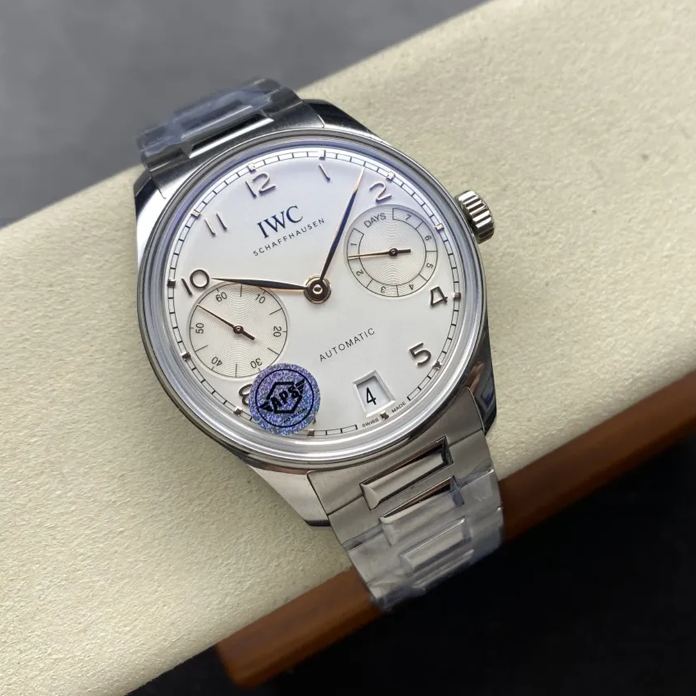 APS공장 IWC 포르투기저 오토매틱 42 화이트 다이얼 스틸 IW501704