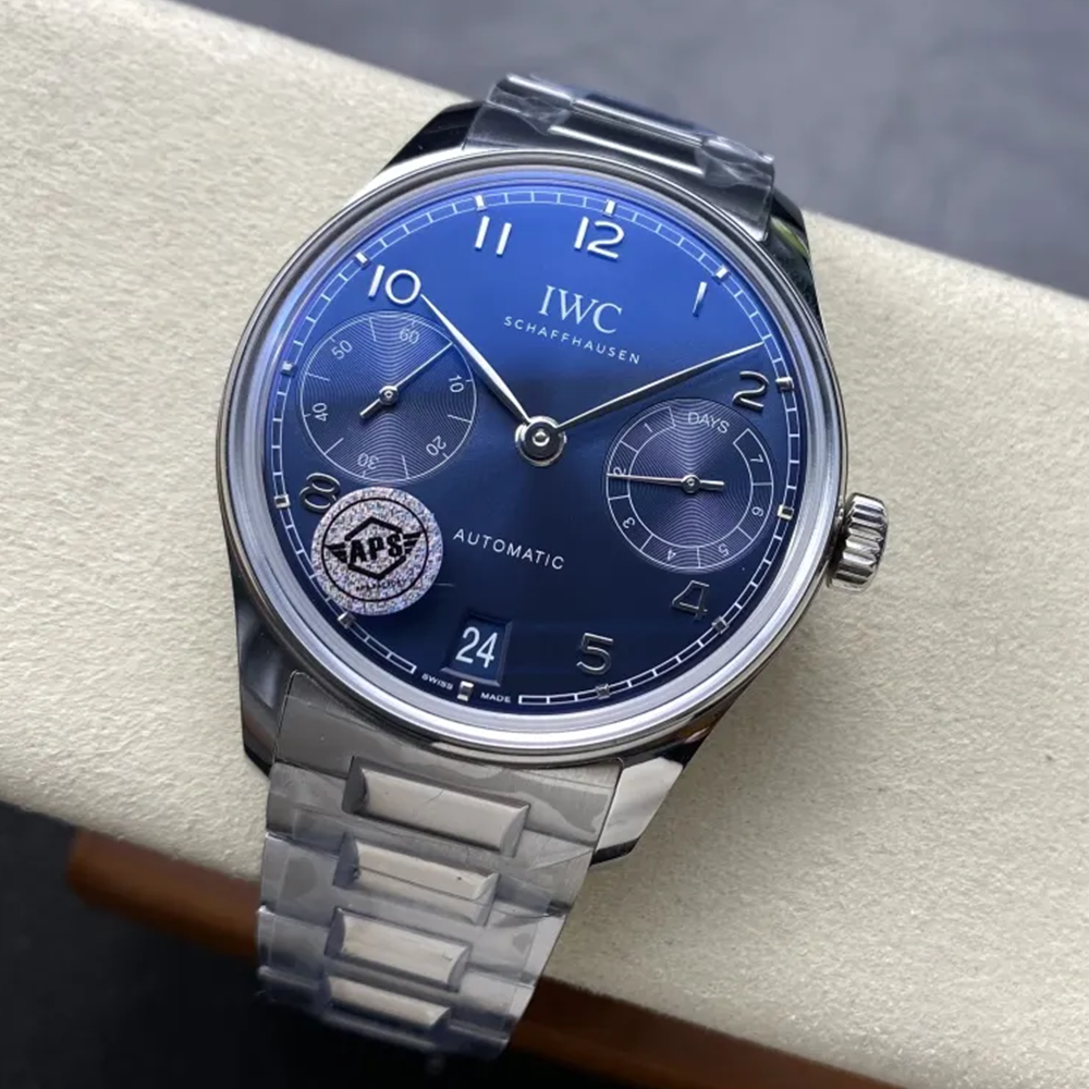 APS공장 IWC 포르투기저 오토매틱 42 청판 다이얼 스틸 IW501704