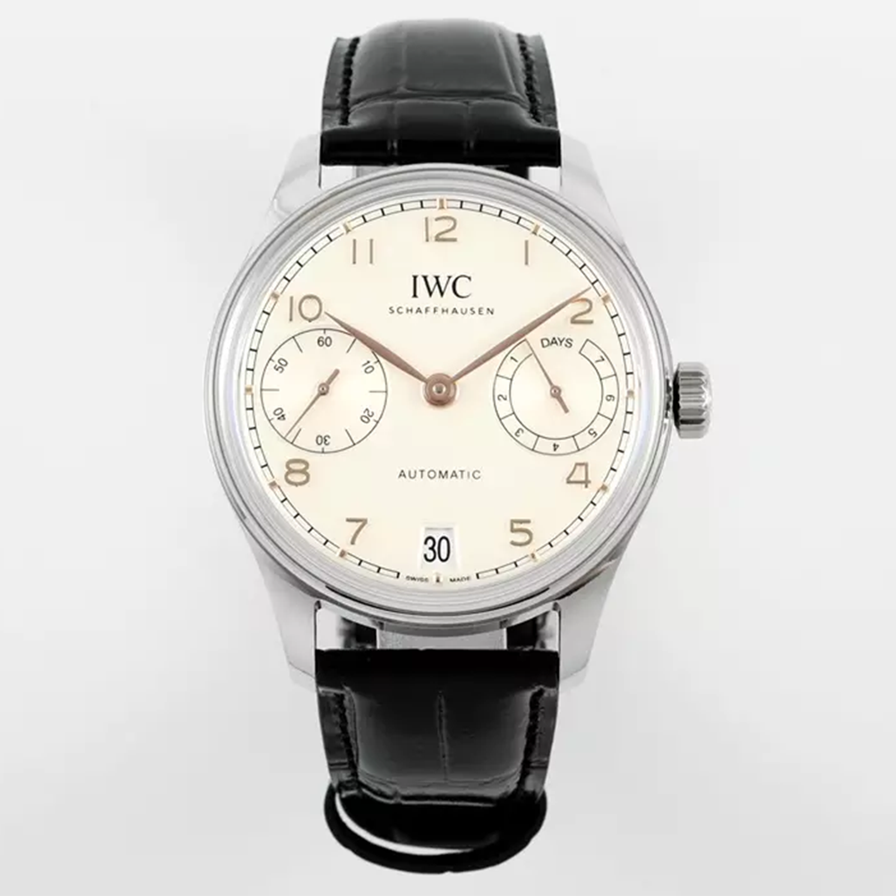 APS공장 IWC 포르투기저 오토매틱 42 실버 다이얼 스틸 IW501701