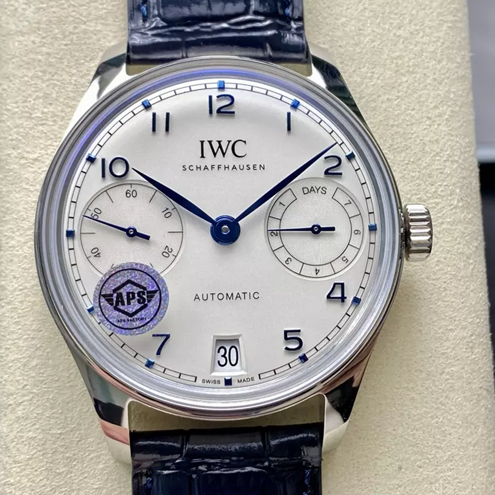 APS공장 IWC 포르투기저 오토매틱 42 실버 다이얼 스틸 IW501702