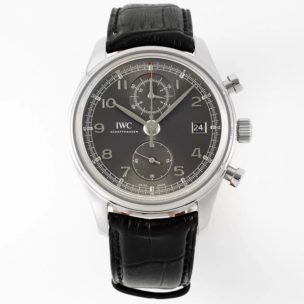 APS공장 IWC 포르투기저 오토매틱 44 그레이 다이얼 스틸 IW390404