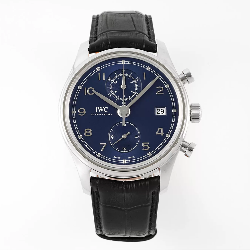 APS공장 IWC 포르투기저 오토매틱 44 청판 다이얼 스틸 IW390303