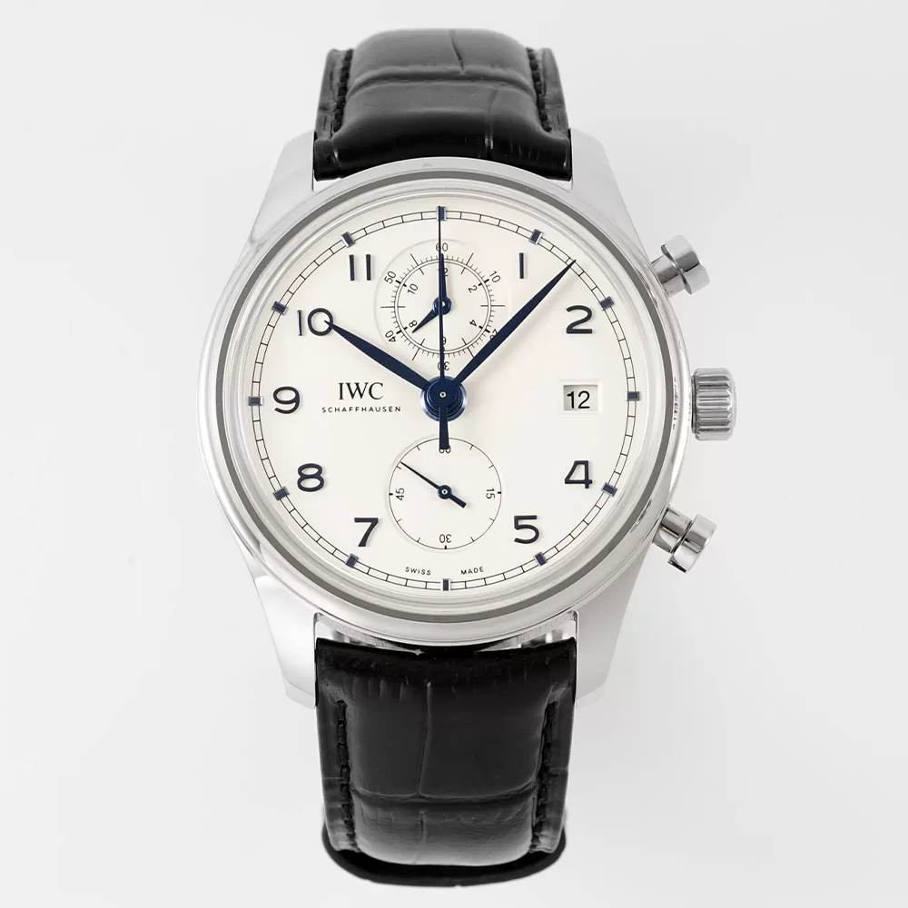 APS공장 IWC 포르투기저 오토매틱 44 화이트 다이얼 스틸 IW390302