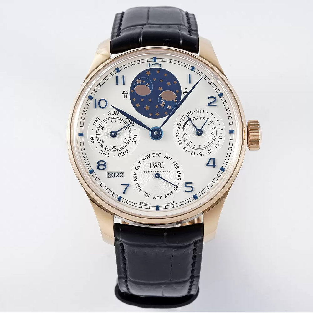 APS공장 IWC 포르투기저 퍼페추얼 캘린더 화이트 다이얼 IW503302