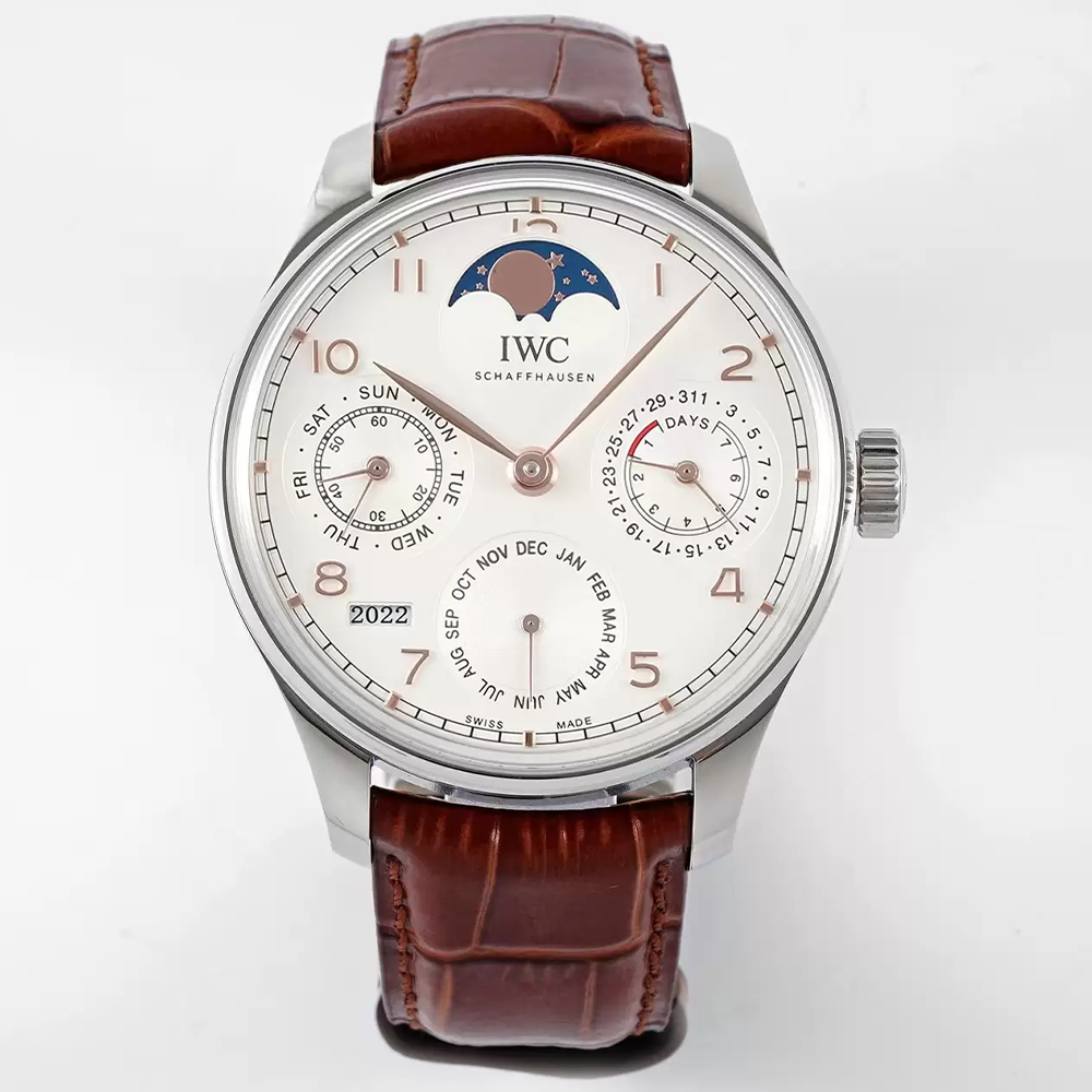 APS공장 IWC 포르투기저 퍼페추얼 캘린더 화이트 다이얼 IW503307