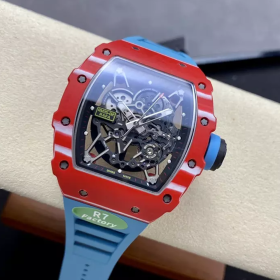 R7공장 리차드밀 라파엘 나달 RM35-02 레드 카본 / 블루 러버밴드