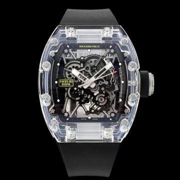 소닉공장 리차드밀 라파엘 나달 RM35-01 크라스탈 케이스 / 블랙 러버밴드