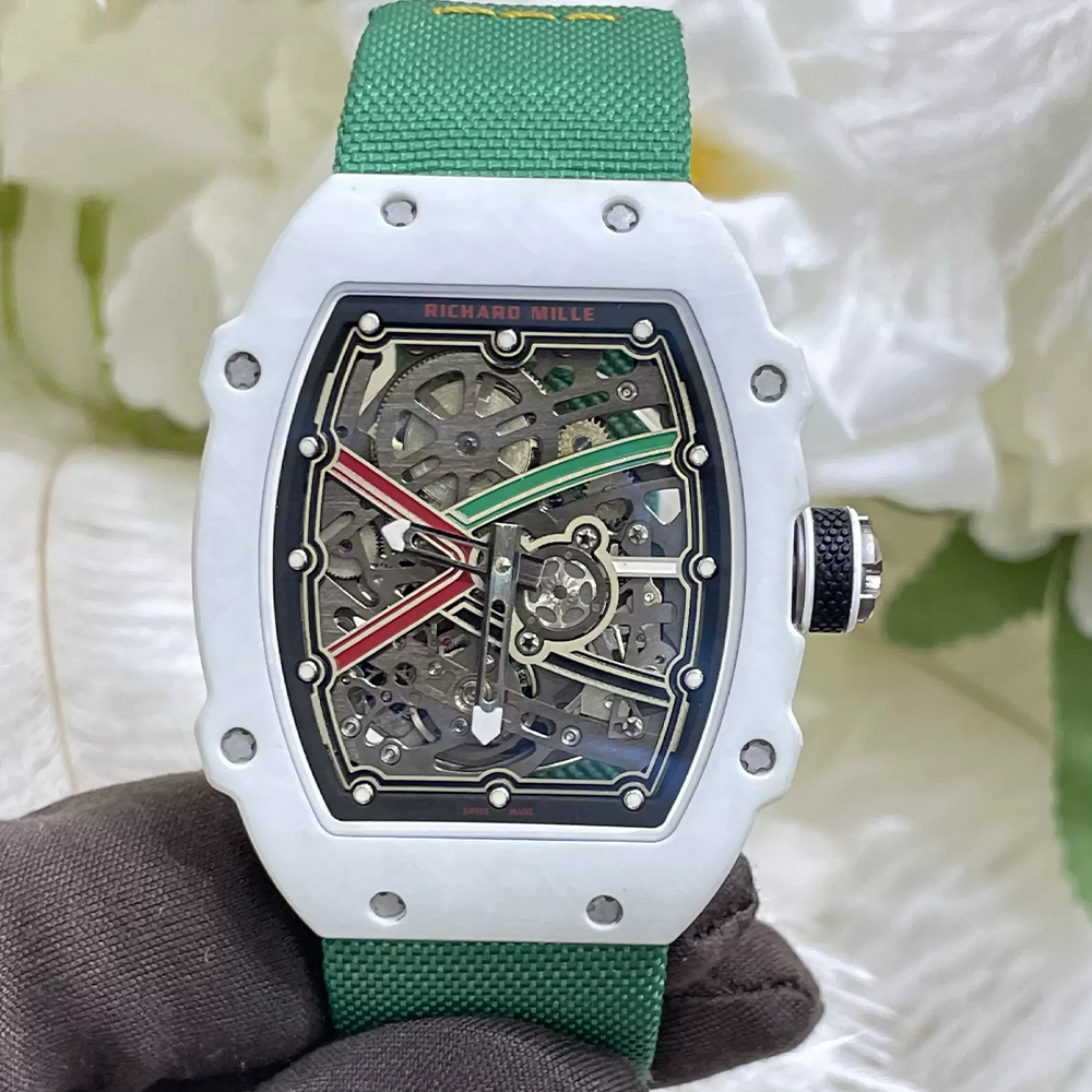 CNC커스텀 리차드밀 아랍에미리트 에디션 화이트 카본 RM67-02